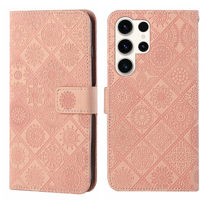 Ethnic Style Embossed Pattern Leather Phone Case, For Samsung Galaxy S25 Ultra 5G, For Samsung Galaxy S24 FE 5G