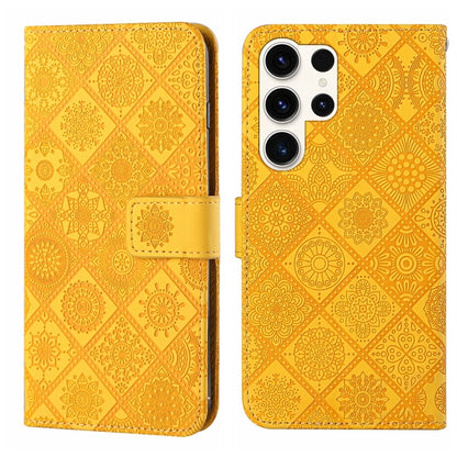 Ethnic Style Embossed Pattern Leather Phone Case, For Samsung Galaxy S25 Ultra 5G, For Samsung Galaxy S24 FE 5G