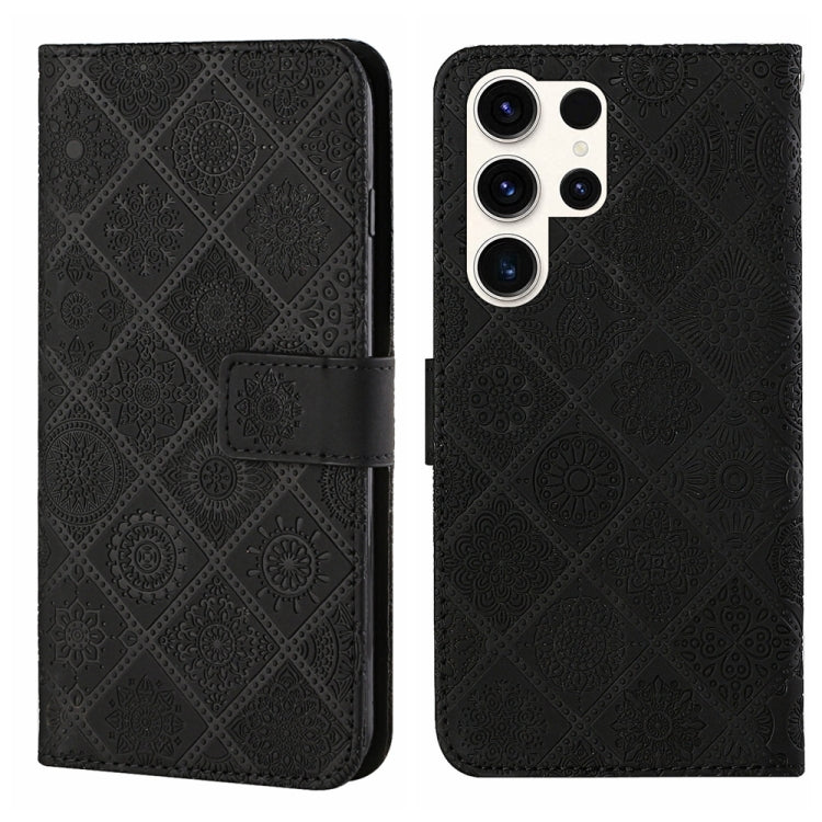 Ethnic Style Embossed Pattern Leather Phone Case, For Samsung Galaxy S25 Ultra 5G, For Samsung Galaxy S24 FE 5G