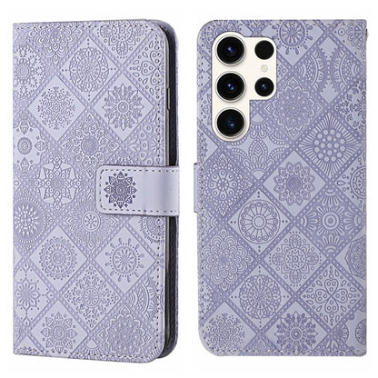 Ethnic Style Embossed Pattern Leather Phone Case, For Samsung Galaxy S25 Ultra 5G, For Samsung Galaxy S24 FE 5G