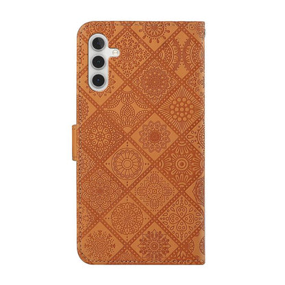 Ethnic Style Embossed Pattern Leather Phone Case, For Samsung Galaxy S25 FE 5G, For Samsung Galaxy S25 5G, For Samsung Galaxy S25+ 5G
