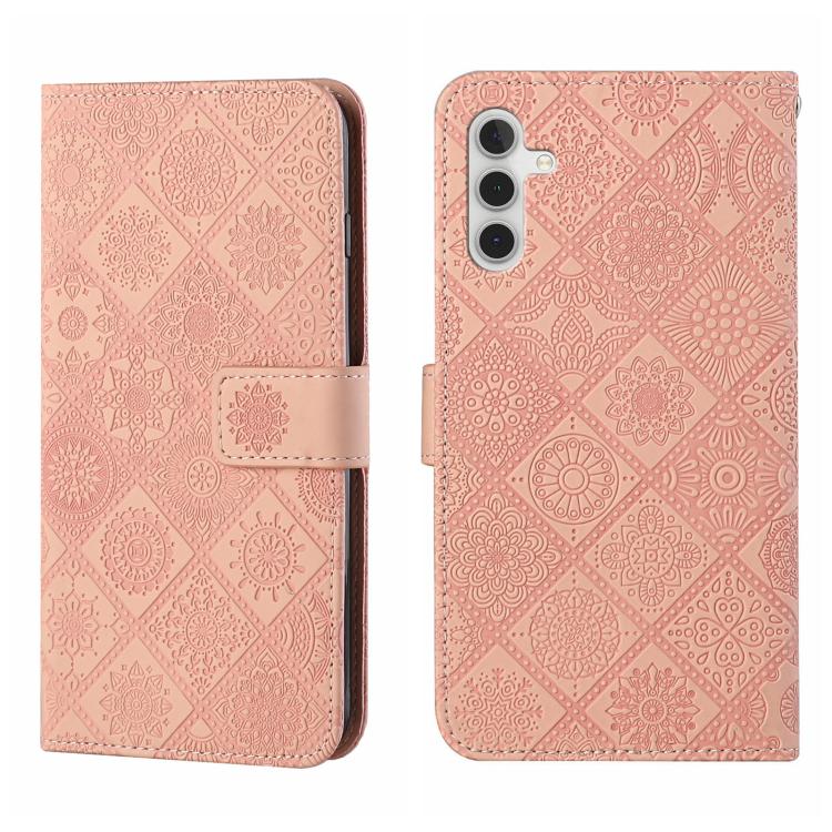 Ethnic Style Embossed Pattern Leather Phone Case, For Samsung Galaxy S25 FE 5G, For Samsung Galaxy S25 5G, For Samsung Galaxy S25+ 5G