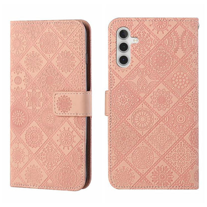 Ethnic Style Embossed Pattern Leather Phone Case, For Samsung Galaxy S25 FE 5G, For Samsung Galaxy S25 5G, For Samsung Galaxy S25+ 5G