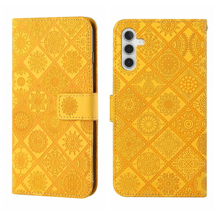 Ethnic Style Embossed Pattern Leather Phone Case, For Samsung Galaxy S25 FE 5G, For Samsung Galaxy S25 5G, For Samsung Galaxy S25+ 5G