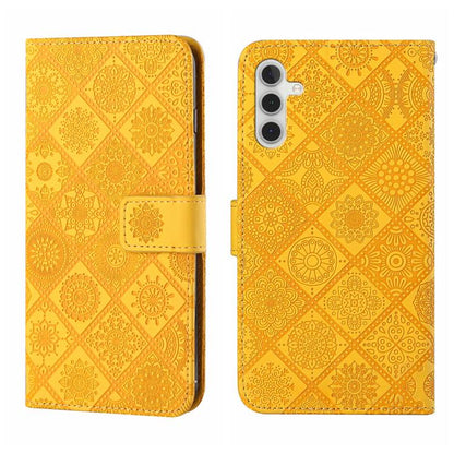 Ethnic Style Embossed Pattern Leather Phone Case, For Samsung Galaxy S25 FE 5G, For Samsung Galaxy S25 5G, For Samsung Galaxy S25+ 5G