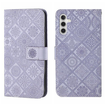 Ethnic Style Embossed Pattern Leather Phone Case, For Samsung Galaxy S25 FE 5G, For Samsung Galaxy S25 5G, For Samsung Galaxy S25+ 5G