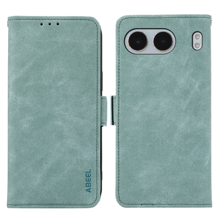 ABEEL Frosted Magnetic RFID Leather Phone Case, For OnePlus 13, For OnePlus Nord 4