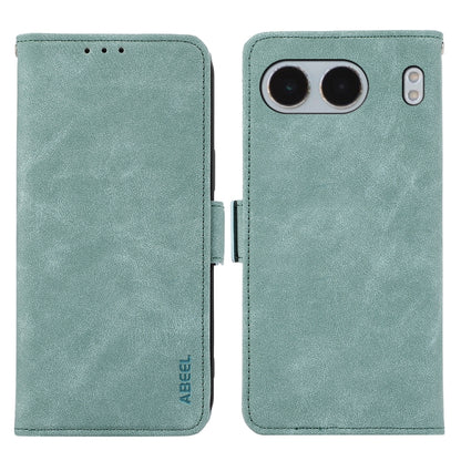 ABEEL Frosted Magnetic RFID Leather Phone Case, For OnePlus 13, For OnePlus Nord 4