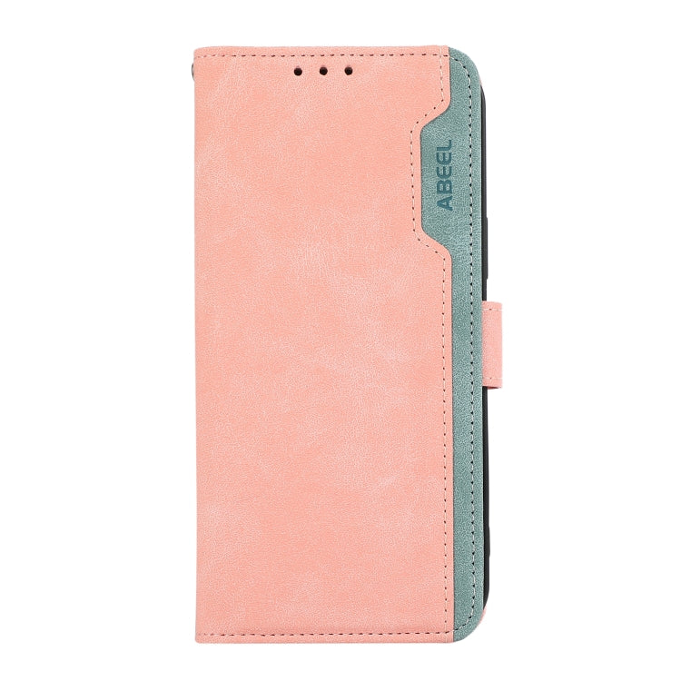 ABEEL Color Block Magnetic RFID Leather Phone Case, For OnePlus 13, For OnePlus Nord 4