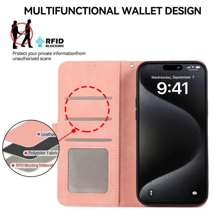 ABEEL Color Block Magnetic RFID Leather Phone Case, For OnePlus 13, For OnePlus Nord 4