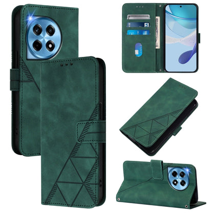 Crossbody 3D Embossed Flip Leather Phone Case, For OnePlus Nord 4 5G, For OnePlus Nord CE4 Lite, For OnePlus 12R 5G Global, For OnePlus 12 5G Global