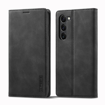 LC.IMEEKE Strong Magnetism Microfiber Leather Phone Case, For Samsung Galaxy S25 5G, For Samsung Galaxy S25+ 5G, For Samsung Galaxy S25 Ultra 5G, For Samsung Galaxy S24 FE 5G