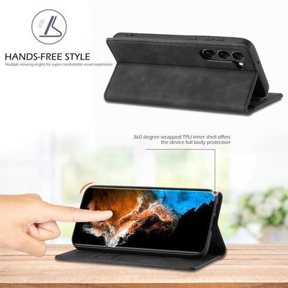 LC.IMEEKE Strong Magnetism Microfiber Leather Phone Case, For Samsung Galaxy S25 5G, For Samsung Galaxy S25+ 5G, For Samsung Galaxy S25 Ultra 5G, For Samsung Galaxy S24 FE 5G