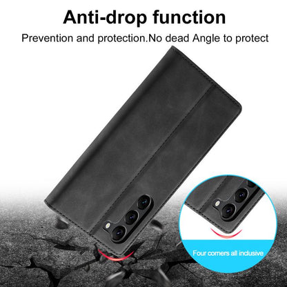 LC.IMEEKE Strong Magnetism Microfiber Leather Phone Case, For Samsung Galaxy S25 5G, For Samsung Galaxy S25+ 5G, For Samsung Galaxy S25 Ultra 5G, For Samsung Galaxy S24 FE 5G