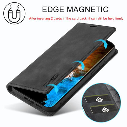 LC.IMEEKE Strong Magnetism Microfiber Leather Phone Case, For Samsung Galaxy S25 5G, For Samsung Galaxy S25+ 5G, For Samsung Galaxy S25 Ultra 5G, For Samsung Galaxy S24 FE 5G