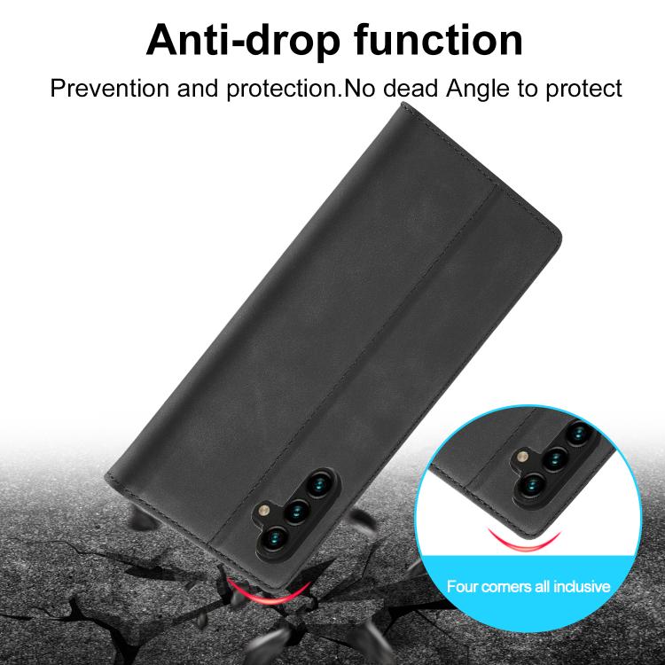 LC.IMEEKE Strong Magnetism Microfiber Leather Phone Case, For Galaxy S26 FE 5G, For Samsung Galaxy S26+ 5G, For Samsung Galaxy S26 Ultra 5G, For Samsung Galaxy S26 5G