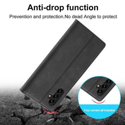 LC.IMEEKE Strong Magnetism Microfiber Leather Phone Case, For Galaxy S26 FE 5G, For Samsung Galaxy S26+ 5G, For Samsung Galaxy S26 Ultra 5G, For Samsung Galaxy S26 5G