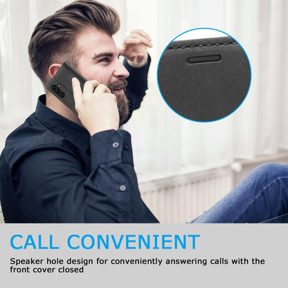 LC.IMEEKE Strong Magnetism Microfiber Leather Phone Case, For Galaxy S26 FE 5G, For Samsung Galaxy S26+ 5G, For Samsung Galaxy S26 Ultra 5G, For Samsung Galaxy S26 5G