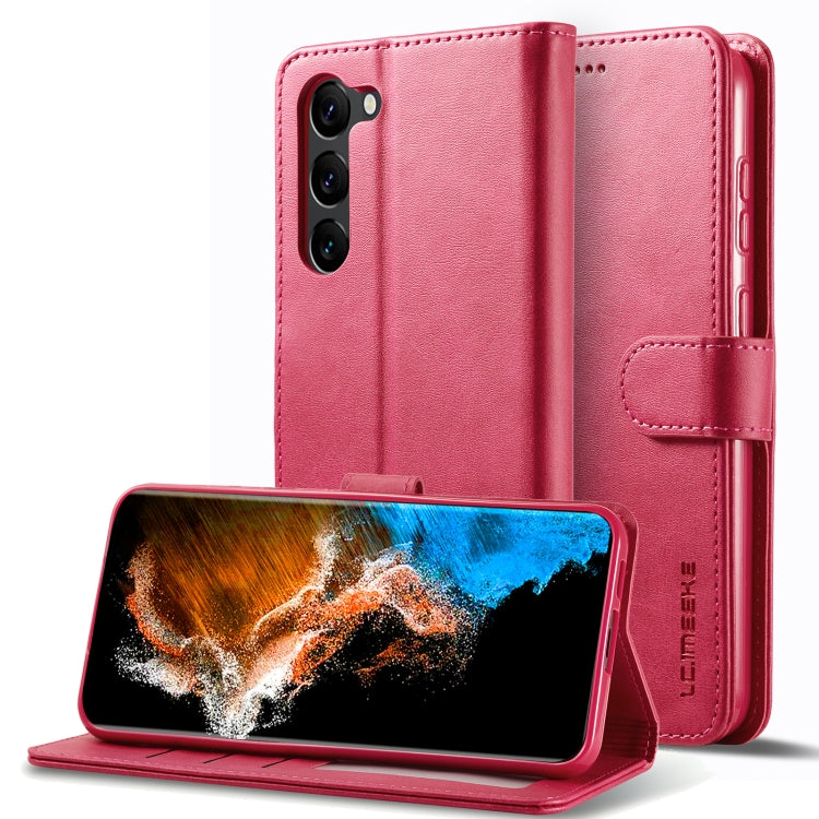 LC.IMEEKE Calf Texture Leather Phone Case, For Samsung Galaxy S25 FE 5G, For Samsung Galaxy S25 Edge 5G, For Samsung Galaxy S25 5G, For Samsung Galaxy S25+ 5G