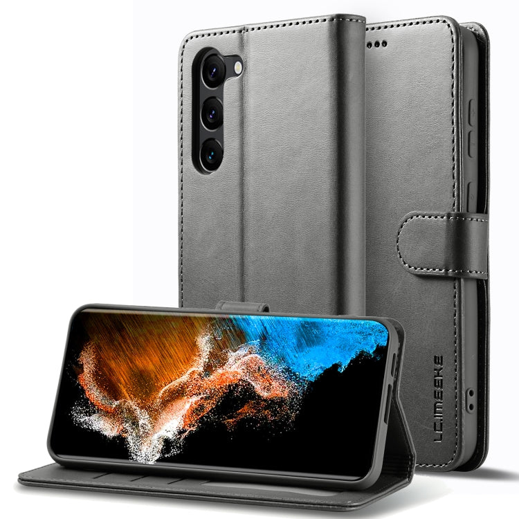 LC.IMEEKE Calf Texture Leather Phone Case, For Samsung Galaxy S25 FE 5G, For Samsung Galaxy S25 Edge 5G, For Samsung Galaxy S25 5G, For Samsung Galaxy S25+ 5G