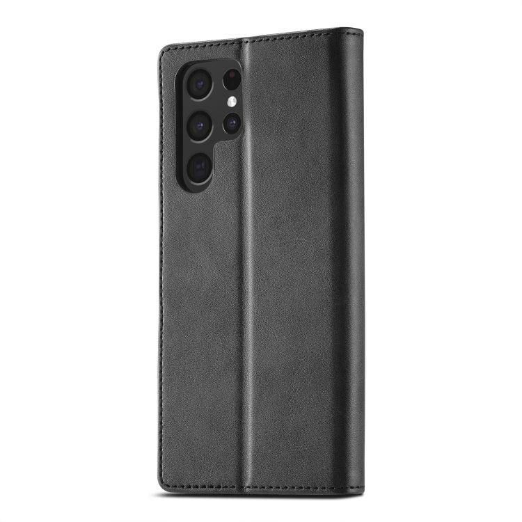 LC.IMEEKE Calf Texture Leather Phone Case, For Samsung Galaxy S25 Ultra 5G, For Samsung Galaxy S24 FE 5G