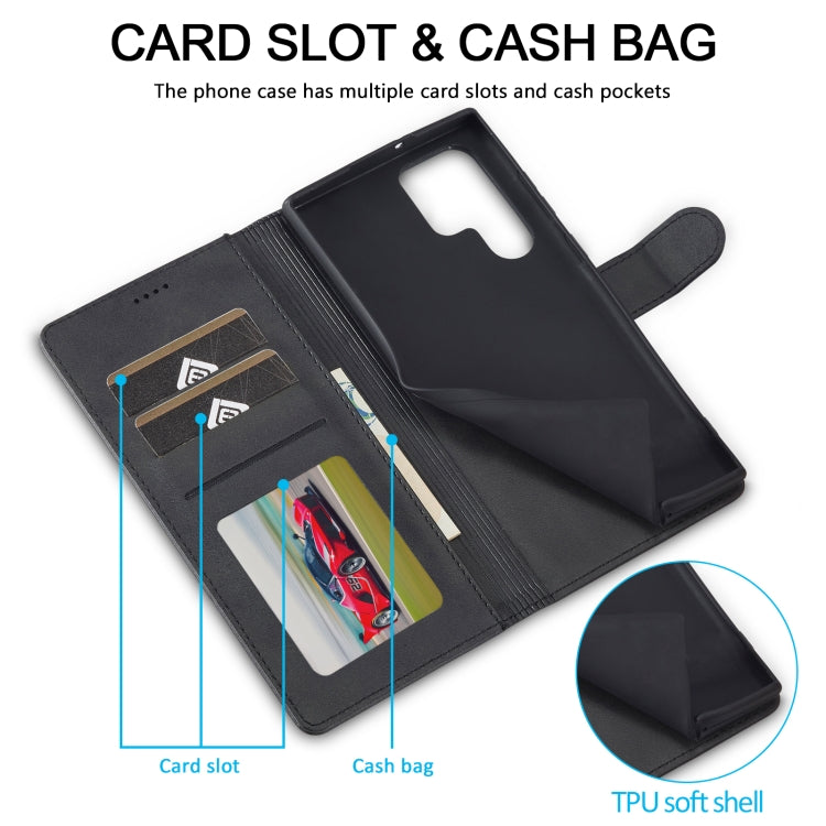 LC.IMEEKE Calf Texture Leather Phone Case, For Samsung Galaxy S25 Ultra 5G, For Samsung Galaxy S24 FE 5G