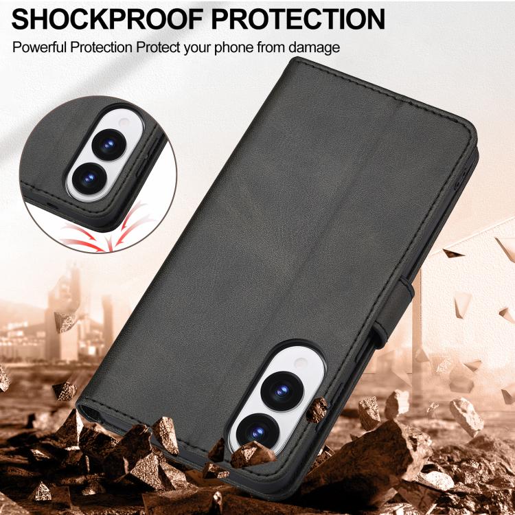 LC.IMEEKE Calf Texture Leather Phone Case, For Samsung Galaxy S25 Edge 5G, For Samsung Galaxy S25 5G, For Samsung Galaxy S25+ 5G, For Samsung Galaxy S25 Ultra 5G