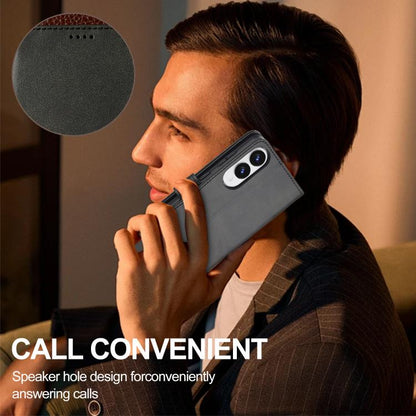 LC.IMEEKE Calf Texture Leather Phone Case, For Samsung Galaxy S25 Edge 5G, For Samsung Galaxy S25 5G, For Samsung Galaxy S25+ 5G, For Samsung Galaxy S25 Ultra 5G