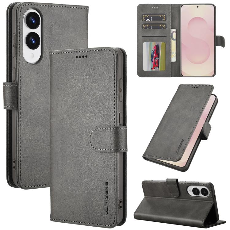 LC.IMEEKE Calf Texture Leather Phone Case, For Samsung Galaxy S25 FE 5G, For Samsung Galaxy S25 Edge 5G, For Samsung Galaxy S25 5G, For Samsung Galaxy S25+ 5G