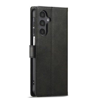 LC.IMEEKE Calf Texture Leather Phone Case, For Samsung Galaxy S25 FE 5G, For Samsung Galaxy S25 Edge 5G, For Samsung Galaxy S25 5G, For Samsung Galaxy S25+ 5G