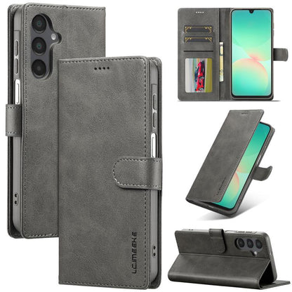 LC.IMEEKE Calf Texture Leather Phone Case, For Samsung Galaxy S26+ 5G, For Samsung Galaxy S26 Ultra 5G, For Samsung Galaxy S26 5G, For Samsung Galaxy S25 FE 5G