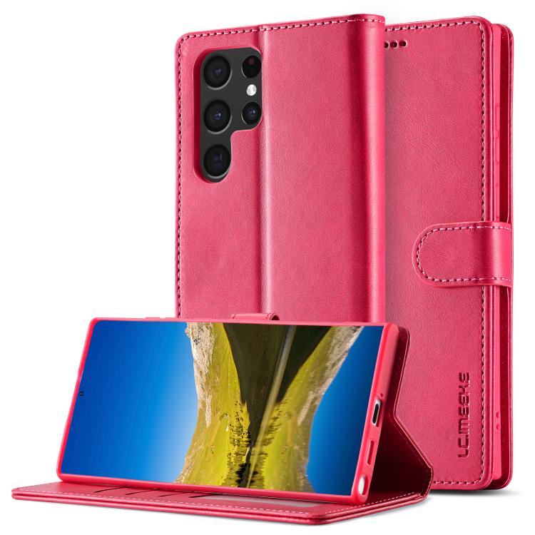 LC.IMEEKE Calf Texture Leather Phone Case, For Samsung Galaxy S26+ 5G, For Samsung Galaxy S26 Ultra 5G, For Samsung Galaxy S26 5G, For Samsung Galaxy S25 FE 5G