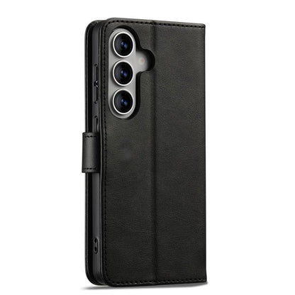 LC.IMEEKE Calf Texture Leather Phone Case, For Samsung Galaxy S26+ 5G, For Samsung Galaxy S26 Ultra 5G, For Samsung Galaxy S26 5G, For Samsung Galaxy S25 FE 5G