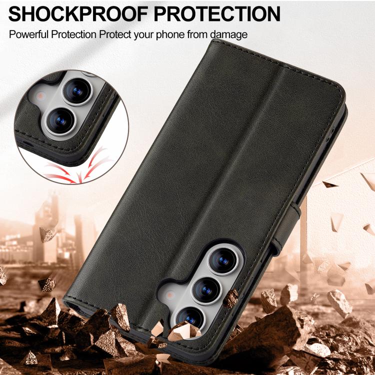 LC.IMEEKE Calf Texture Leather Phone Case, For Samsung Galaxy S26+ 5G, For Samsung Galaxy S26 Ultra 5G, For Samsung Galaxy S26 5G, For Samsung Galaxy S25 FE 5G