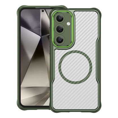 Carbon Fiber Texture MagSafe Translucent Phone Case, For Samsung Galaxy S26+ 5G, For Samsung Galaxy S26 Edge 5G, For Samsung Galaxy S26 Ultra 5G, For Samsung Galaxy S26 5G, For Samsung Galaxy S25 FE 5G, For Samsung Galaxy S24 FE 5G