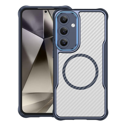 Carbon Fiber Texture MagSafe Translucent Phone Case, For Samsung Galaxy S25+ 5G, For Samsung Galaxy S25 Ultra 5G, For Samsung Galaxy S24 FE 5G, For Samsung Galaxy S24 Ultra 5G, For Samsung Galaxy S24+ 5G, For Samsung Galaxy S24 5G