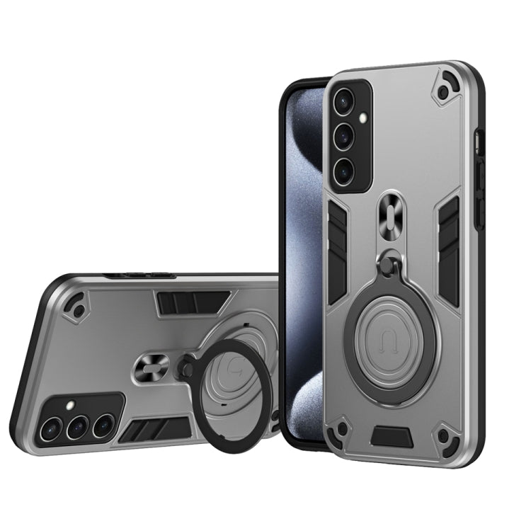 Metal Ring 360 Degree Rotating Holder PC Hybrid TPU Phone Case, For Samsung Galaxy S25 5G, For Samsung Galaxy S25+ 5G, For Samsung Galaxy S25 Ultra 5G, For Samsung Galaxy S24 FE 5G, For Samsung Galaxy S24 Ultra 5G, For Samsung Galaxy S24 5G            ...