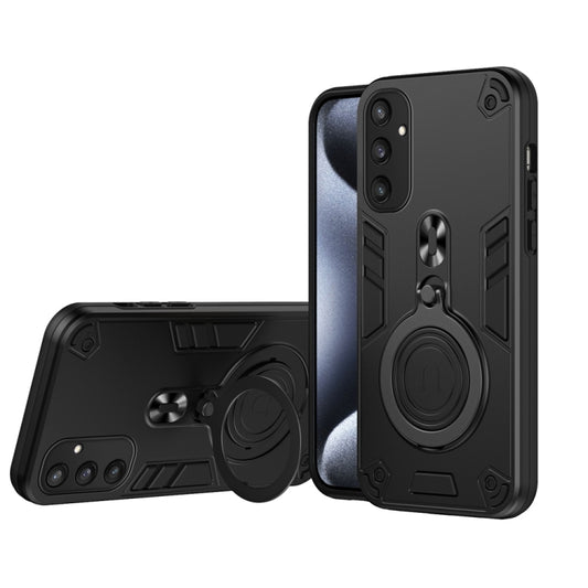 Metal Ring 360 Degree Rotating Holder PC Hybrid TPU Phone Case, For Samsung Galaxy S25 5G, For Samsung Galaxy S25+ 5G, For Samsung Galaxy S25 Ultra 5G, For Samsung Galaxy S24 FE 5G, For Samsung Galaxy S24 Ultra 5G, For Samsung Galaxy S24 5G            ...