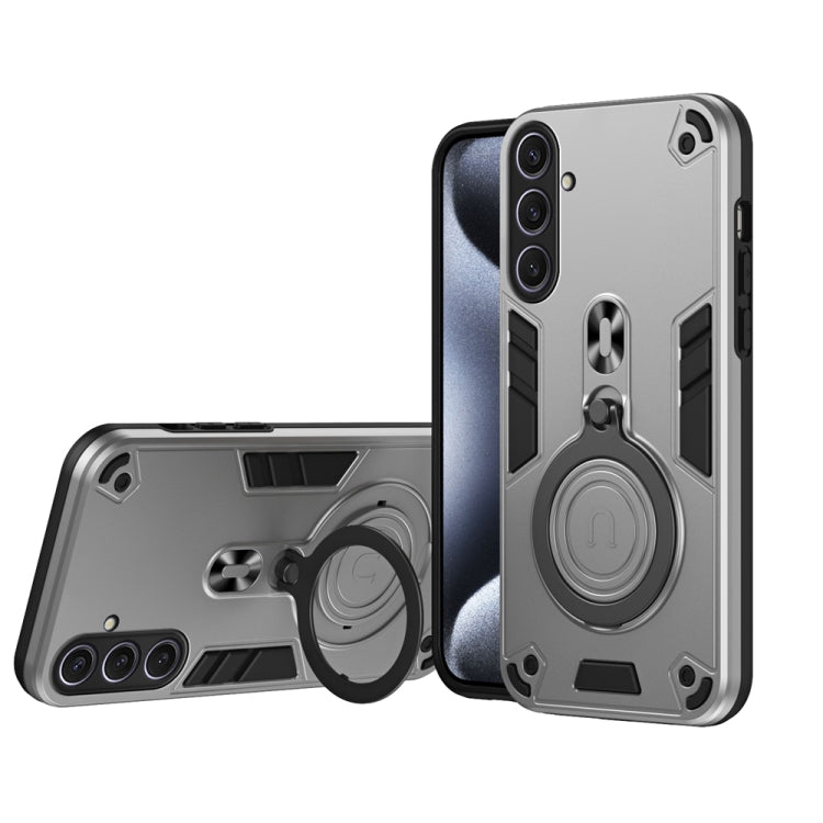 Metal Ring 360 Degree Rotating Holder PC Hybrid TPU Phone Case, For Samsung Galaxy S25 5G, For Samsung Galaxy S25+ 5G, For Samsung Galaxy S25 Ultra 5G, For Samsung Galaxy S24 FE 5G, For Samsung Galaxy S24 Ultra 5G, For Samsung Galaxy S24 5G            ...