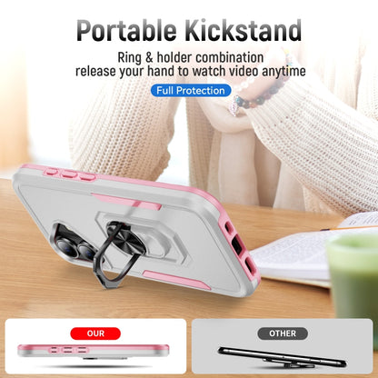 Pioneer Armor Heavy Duty PC + TPU Phone Case with Holder, For iPhone 16