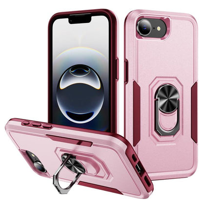 Pioneer Armor Heavy Duty PC + TPU Phone Case with Holder, For iPhone 17e / 16e, For iPhone 17 Pro Max