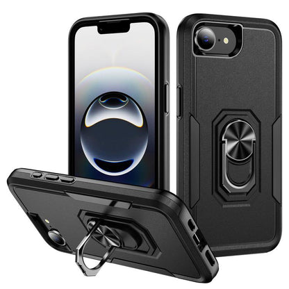 Pioneer Armor Heavy Duty PC + TPU Phone Case with Holder, For iPhone 17e / 16e, For iPhone 17 Pro Max