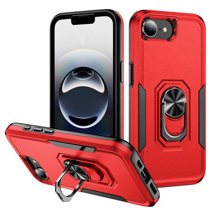 Pioneer Armor Heavy Duty PC + TPU Phone Case with Holder, For iPhone 17e / 16e, For iPhone 17 Pro Max