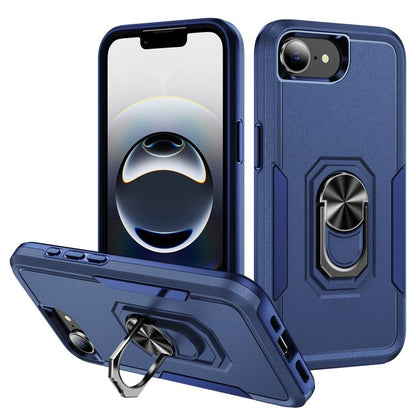 Pioneer Armor Heavy Duty PC + TPU Phone Case with Holder, For iPhone 17e / 16e, For iPhone 17 Pro Max