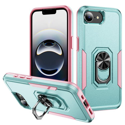Pioneer Armor Heavy Duty PC + TPU Phone Case with Holder, For iPhone 17e / 16e, For iPhone 17 Pro Max