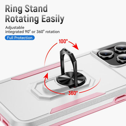 Pioneer Armor Heavy Duty PC + TPU Phone Case with Holder, For iPhone 17 Pro, For iPhone 17