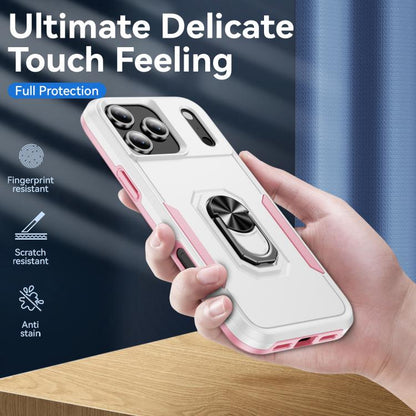Pioneer Armor Heavy Duty PC + TPU Phone Case with Holder, For iPhone 17 Pro, For iPhone 17