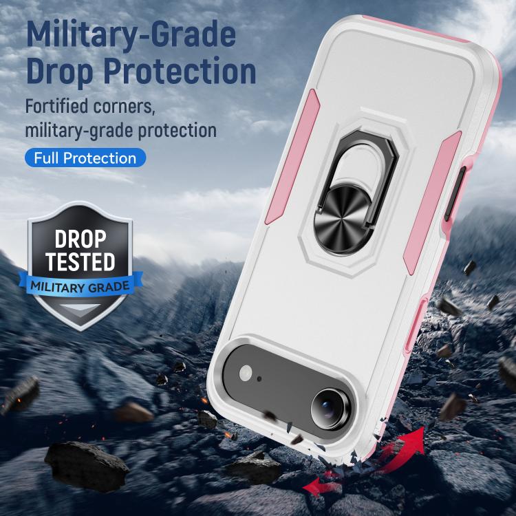 Pioneer Armor Heavy Duty PC + TPU Phone Case with Holder, For iPhone Air, For iPhone 16 Pro Max