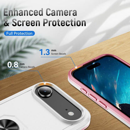 Pioneer Armor Heavy Duty PC + TPU Phone Case with Holder, For iPhone Air, For iPhone 16 Pro Max