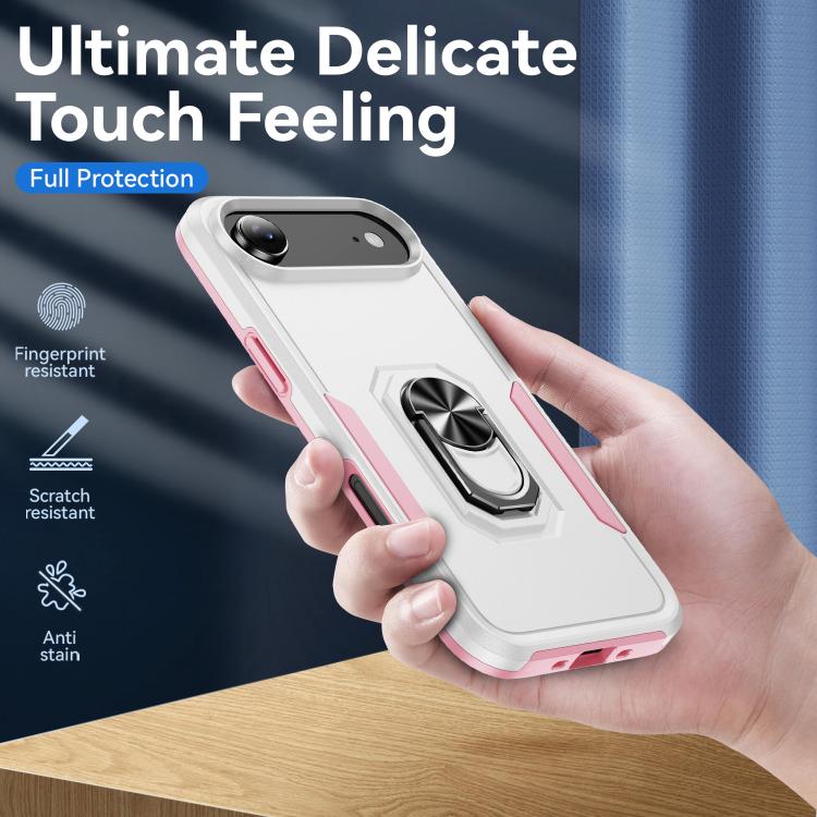 Pioneer Armor Heavy Duty PC + TPU Phone Case with Holder, For iPhone Air, For iPhone 16 Pro Max